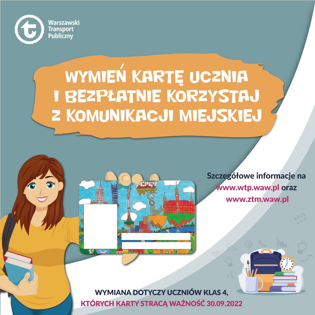 wymien karte ucznia ztm
